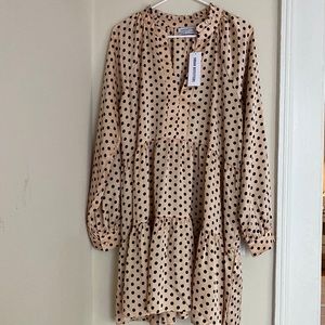 NWT Urban Outfitters Polka Dot Dress, sz L